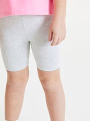 Grey Marl Cycle Shorts (3-16yrs) - Image 1 of 3