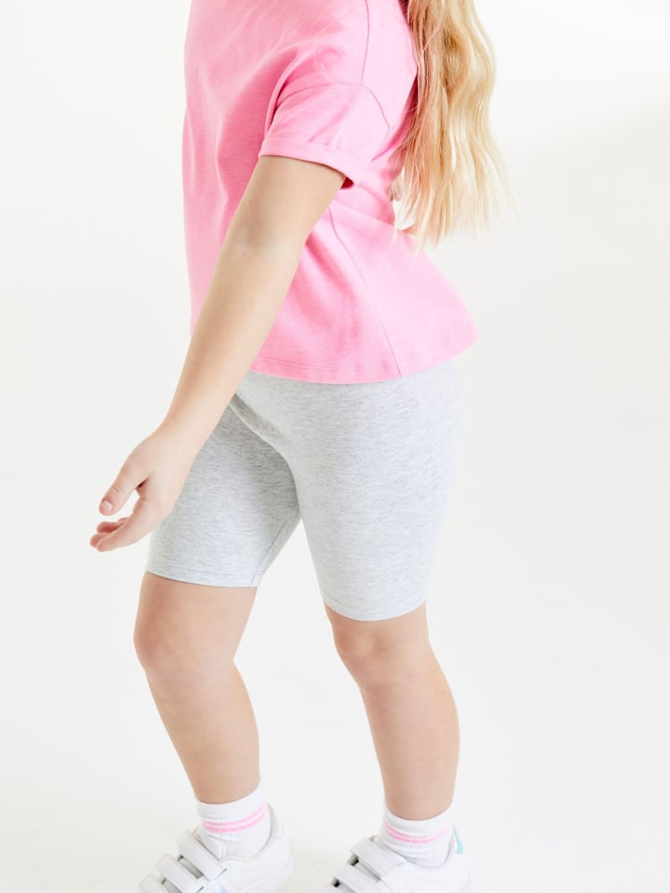 Grey Marl Cycle Shorts (3-16yrs) - Image 2 of 3