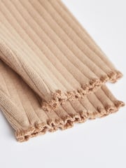 Rust Brown/Cream Baby Leggings 4 Pack - Image 6 of 7