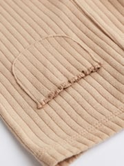 Rust Brown/Cream Baby Leggings 4 Pack - Image 7 of 7