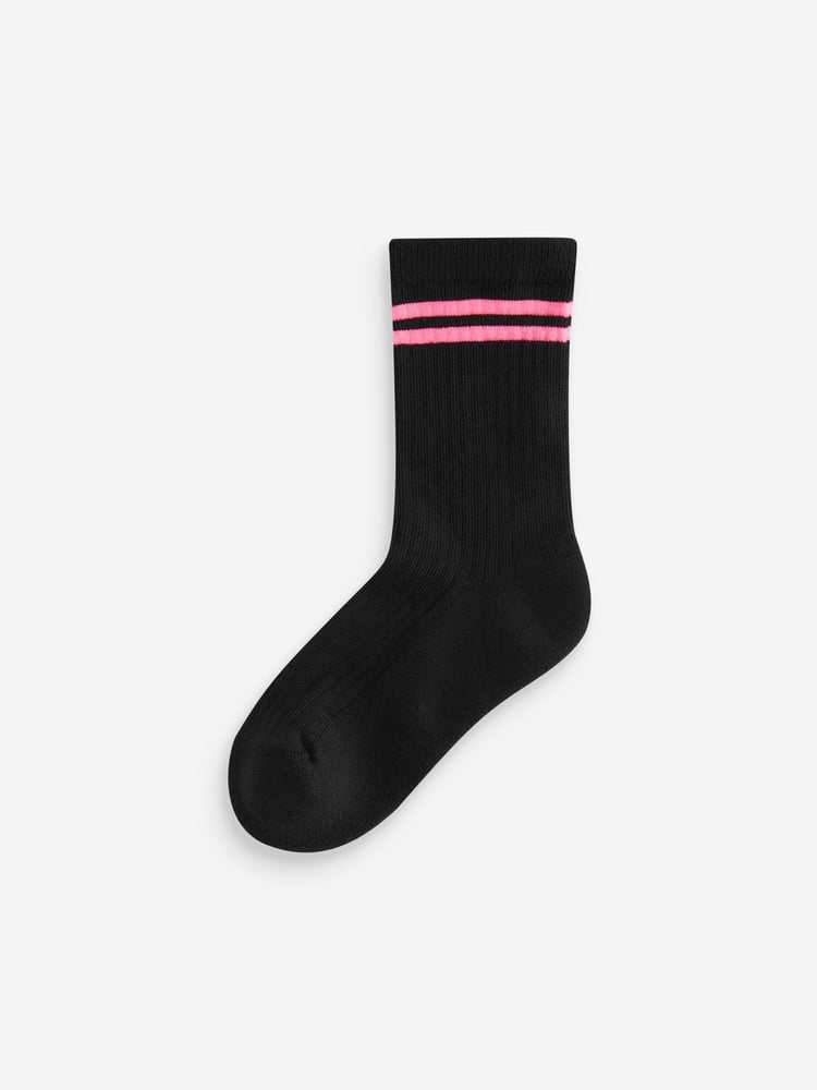 Black Regular Length Cotton Rich Cushioned Sole Ankle Socks 3 Pack - Image 1 of 3