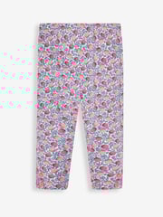 JoJo Maman Bébé Pink Apple & Pink Girls' 2-Pack Leggings - Image 2 of 5