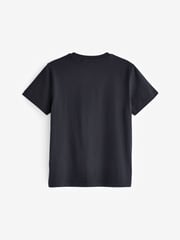 Black Good Vibes Graphic Short Sleeve T-Shirts 2 Pack (3-16yrs) - Image 2 of 3
