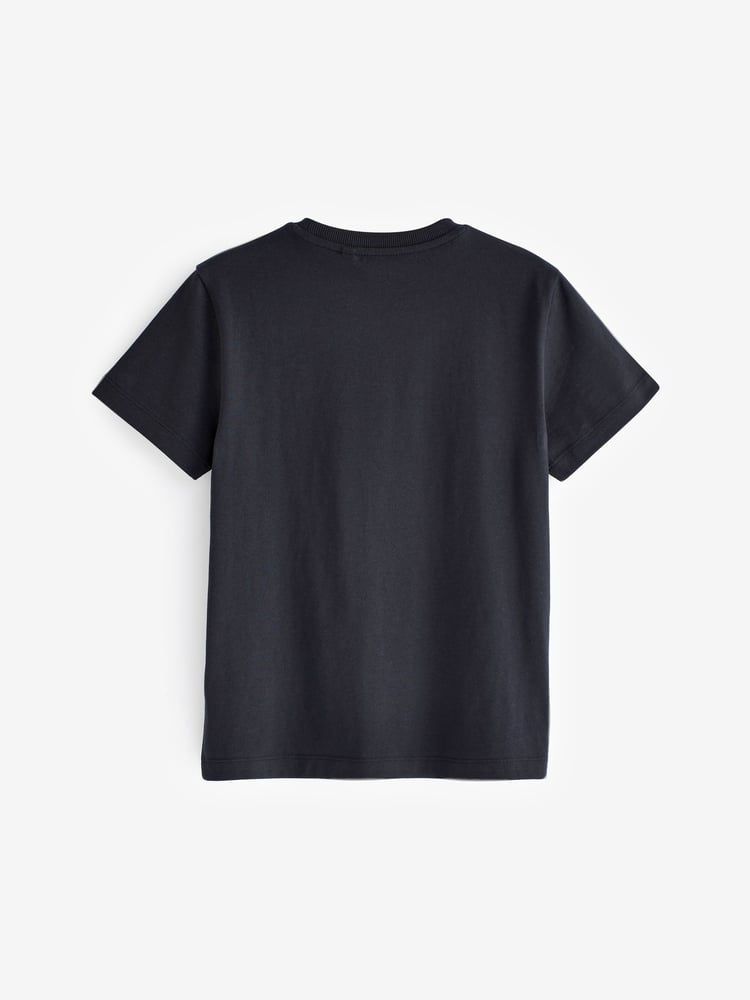 Black Good Vibes Graphic Short Sleeve T-Shirts 2 Pack (3-16yrs) - Image 2 of 3