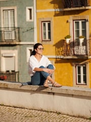 Birkenstock Pearl White Mayari Birko Flor Sandals - Image 7 of 7