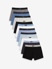 Blue/Grey 10 Pack Trunks (2-16yrs) - Image 1 of 13