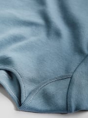 Modern Blue 5 Pack Baby Long Sleeve Bodysuits - Image 14 of 14