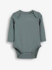 Modern Blue 5 Pack Baby Long Sleeve Bodysuits - Image 6 of 14