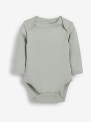 Modern Blue 5 Pack Baby Long Sleeve Bodysuits - Image 7 of 14