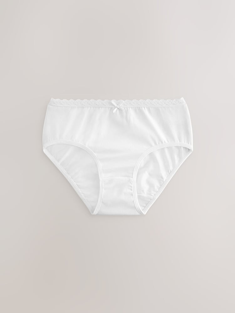 White Hipster Briefs 10 Pack (1.5-16yrs) - Image 1 of 11