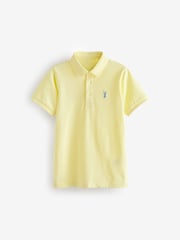 Yellow Pastel Short Sleeve Polo Shirt (3-16yrs) - Image 1 of 3