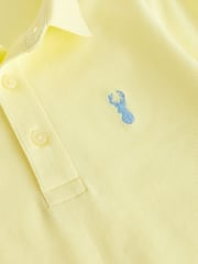 Yellow Pastel Short Sleeve Polo Shirt (3-16yrs) - Image 3 of 3