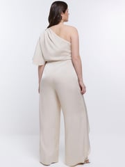River Island Cream Bridesmaid Jumpsuit - Image 2 of 5