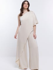 River Island Cream Bridesmaid Jumpsuit - Image 3 of 5