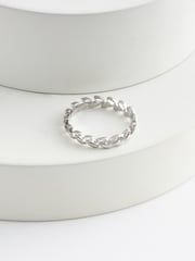 Sterling Silver Open Leaf Ring - Image 2 of 2