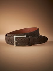 Neutral Signature Suede Textured Belt - Image 3 of 4