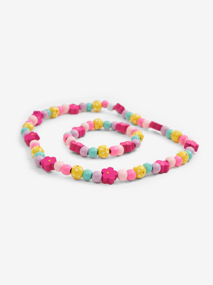 JoJo Maman Bébé Pastel Toddler Necklace Set - Image 3 of 3