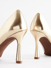 Gold Regular/Wide Fit Forever Comfort® Heart Trim Court Shoes - Image 4 of 6
