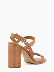 Dune London Brown Snaffle Block Heel Jili Sandals - Image 5 of 6