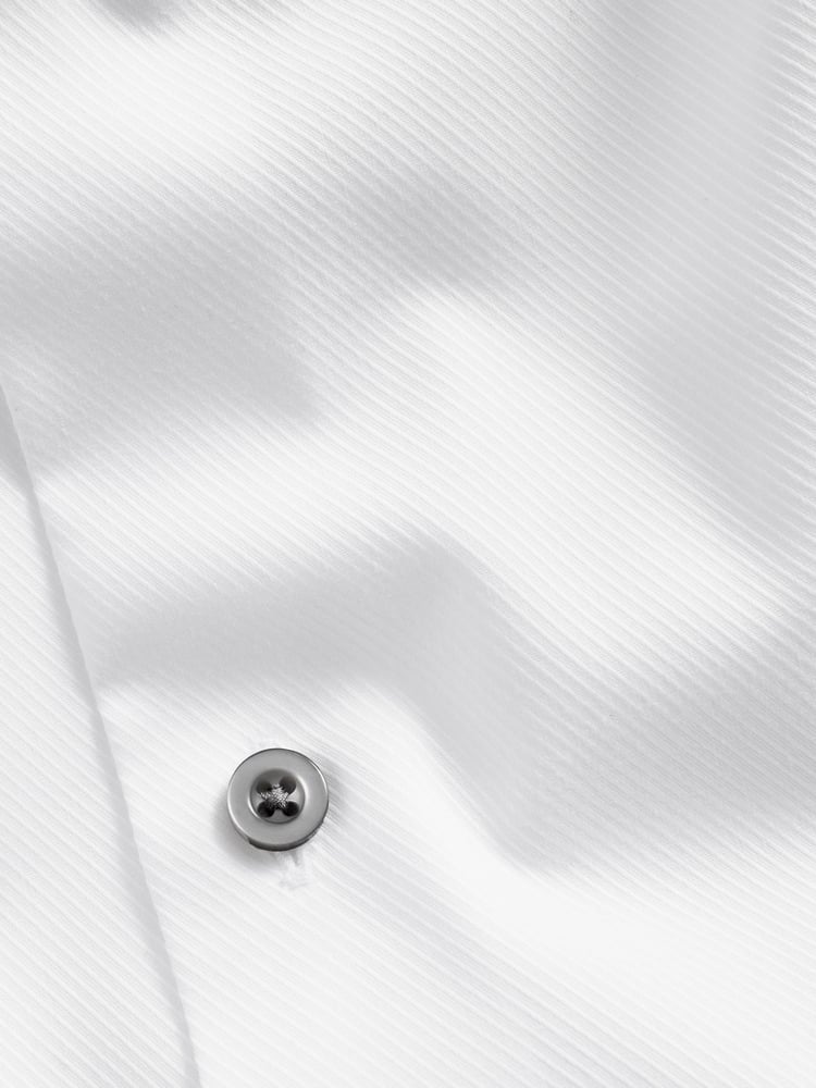 White/Bronze Brown Regular Fit Single Cuff Shirt And Tie Pack - Image 8 of 8