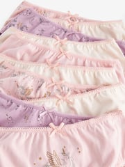 Pink/Purple Ballerina Briefs 10 Pack (1.5-16yrs) - Image 11 of 13