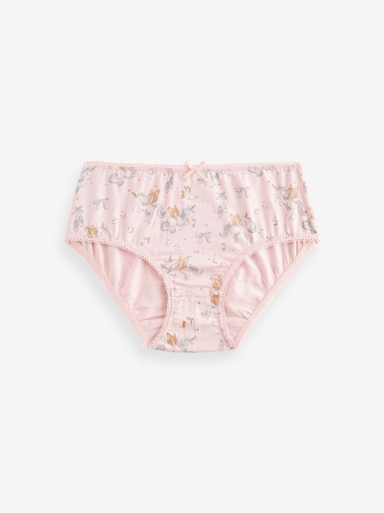 Pink/Purple Ballerina Briefs 10 Pack (1.5-16yrs) - Image 13 of 13