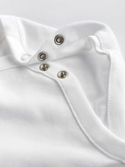 White Essential 10 Pack Baby Short Sleeve Bodysuits - Image 4 of 6