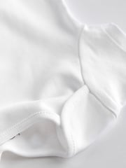 White Essential 10 Pack Baby Short Sleeve Bodysuits - Image 5 of 6