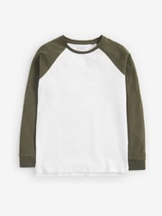 Khaki Green Camo Raglan T-Shirts 3 Pack (3-16yrs) - Image 3 of 5