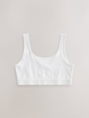 White Crop Tops 3 Pack (5-16yrs) - Image 3 of 6