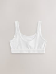 White Crop Tops 3 Pack (5-16yrs) - Image 5 of 6
