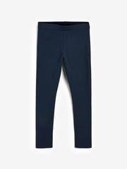 Navy Blue Long Length Leggings (3-16yrs) - Image 1 of 3
