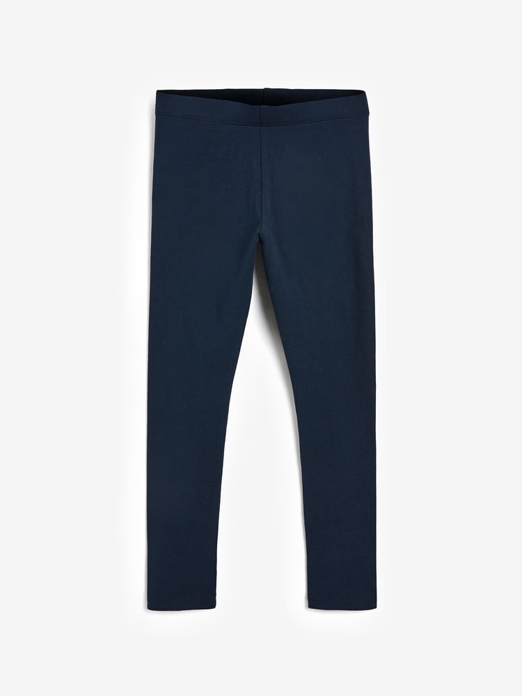 Navy Blue Long Length Leggings (3-16yrs) - Image 1 of 3