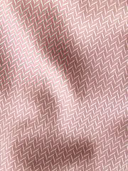 Damson Pink Regular Fit Single Cuff Textured Cotton Shirt - Image 7 of 7