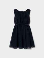 Name It Blue Tulle Skater Dress - Image 3 of 5