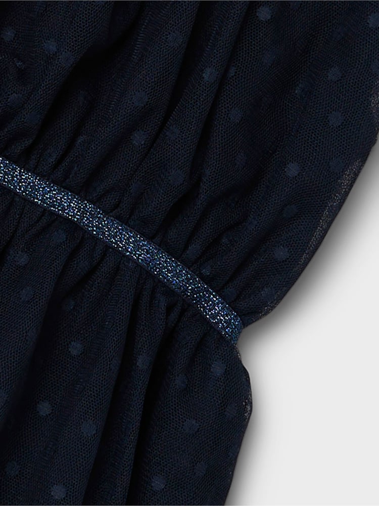 Name It Blue Tulle Skater Dress - Image 5 of 5