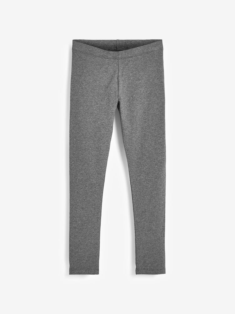 Charcoal Grey Long Length Leggings (3-16yrs) - Image 1 of 3