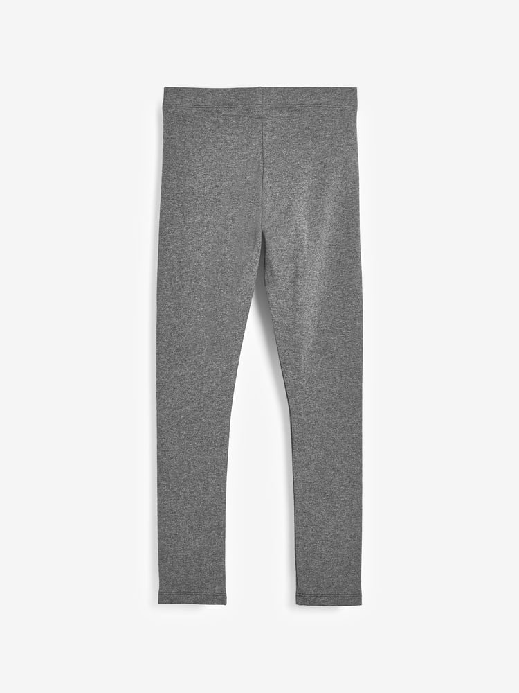 Charcoal Grey Long Length Leggings (3-16yrs) - Image 2 of 3