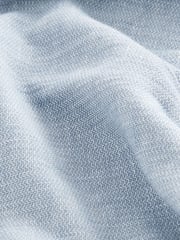 Light Blue Textured Linen Blend Trousers - Image 7 of 8