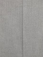 Grey Slim Fit Slim Fit Trimmed Herringbone Suit: Trousers - Image 6 of 6
