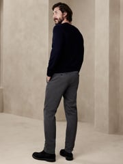 Banana Republic Dark Grey Slim Rapid Movement Chino - Image 2 of 4