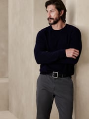 Banana Republic Dark Grey Slim Rapid Movement Chino - Image 3 of 4