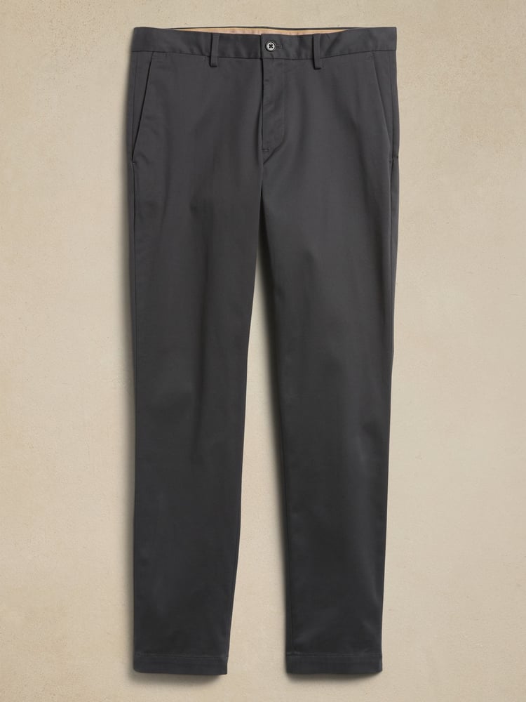 Banana Republic Dark Grey Slim Rapid Movement Chino - Image 4 of 4