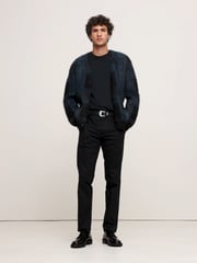 Banana Republic Black Slim Rapid Movement Chino - Image 1 of 5