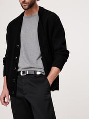 Banana Republic Black Slim Rapid Movement Chino - Image 4 of 5