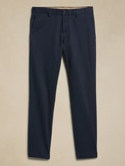 Banana Republic Blue Slim Rapid Movement Chino - Image 1 of 5