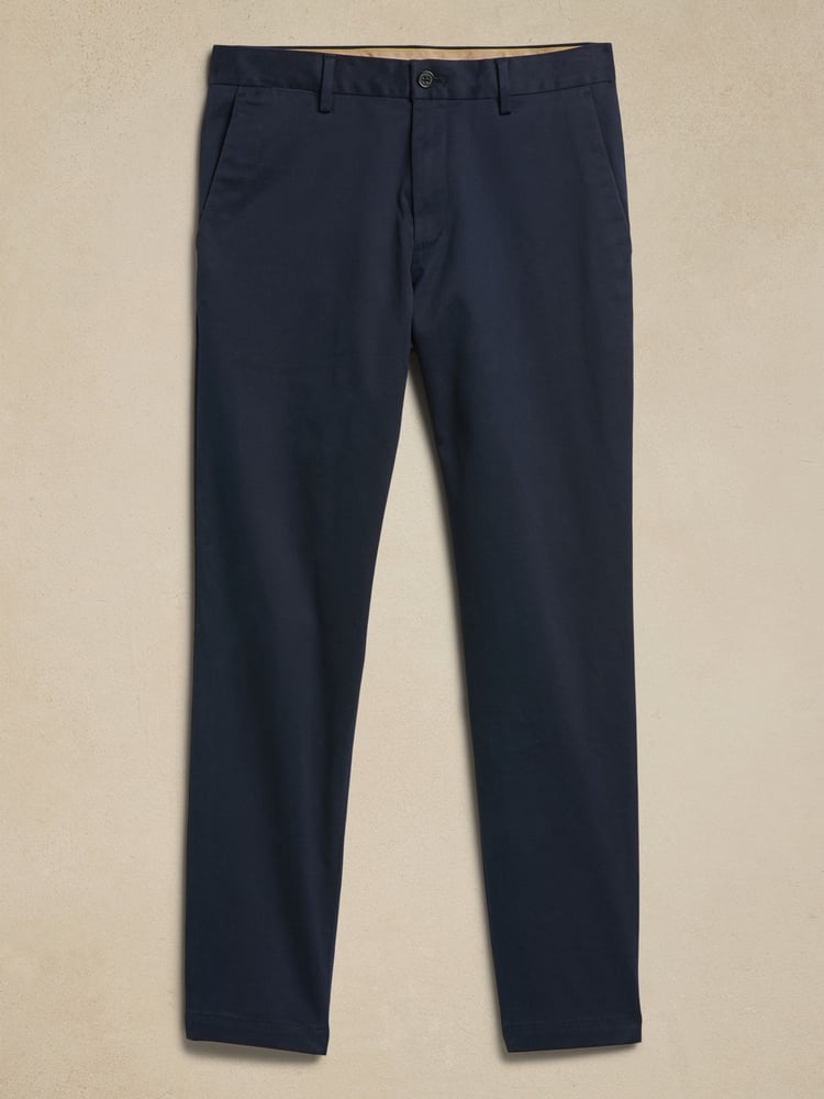 Banana Republic Blue Slim Rapid Movement Chino - Image 1 of 5