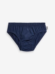 Blue 100% Cotton Briefs 7 Pack (1.5-16yrs) - Image 4 of 7
