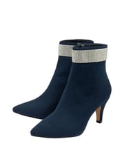 Lotus Navy Blue Stiletto-Heel Shoes Boots - Image 2 of 4
