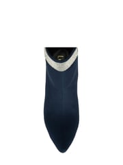 Lotus Navy Blue Stiletto-Heel Shoes Boots - Image 4 of 4